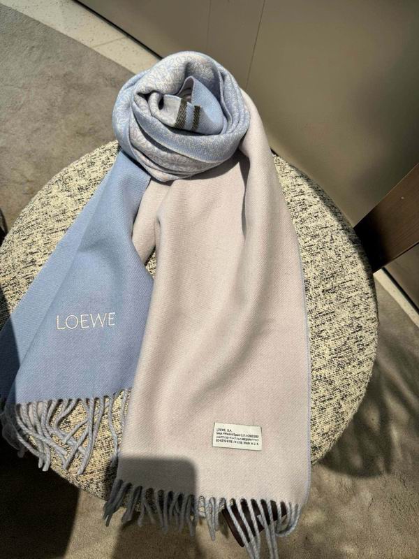 Loewe Scarf 182X30ml 90%羊毛10%羊绒 E120561